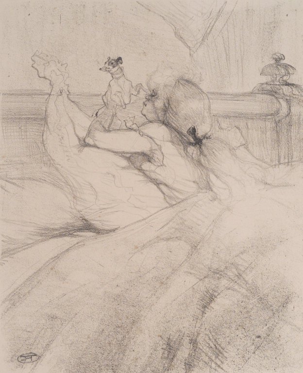 Au Lit - Henri de Toulouse Lautrec