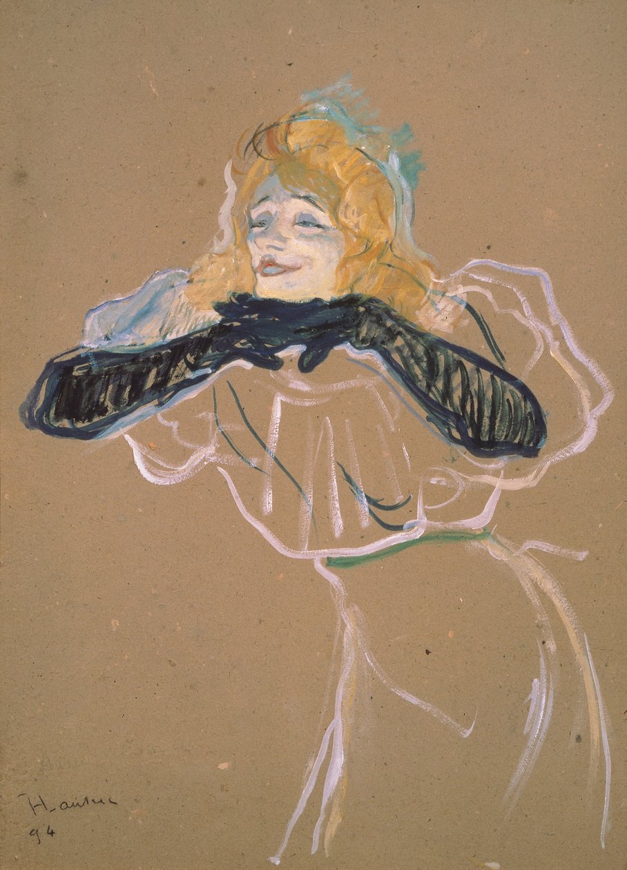 Yvette Guilbert chantant 