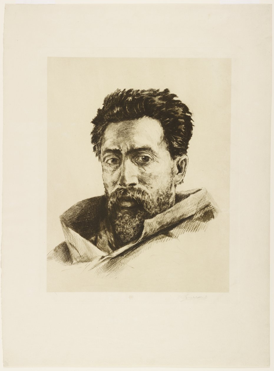 Un gréviste, vers 1888 - Henri Charles Guérard