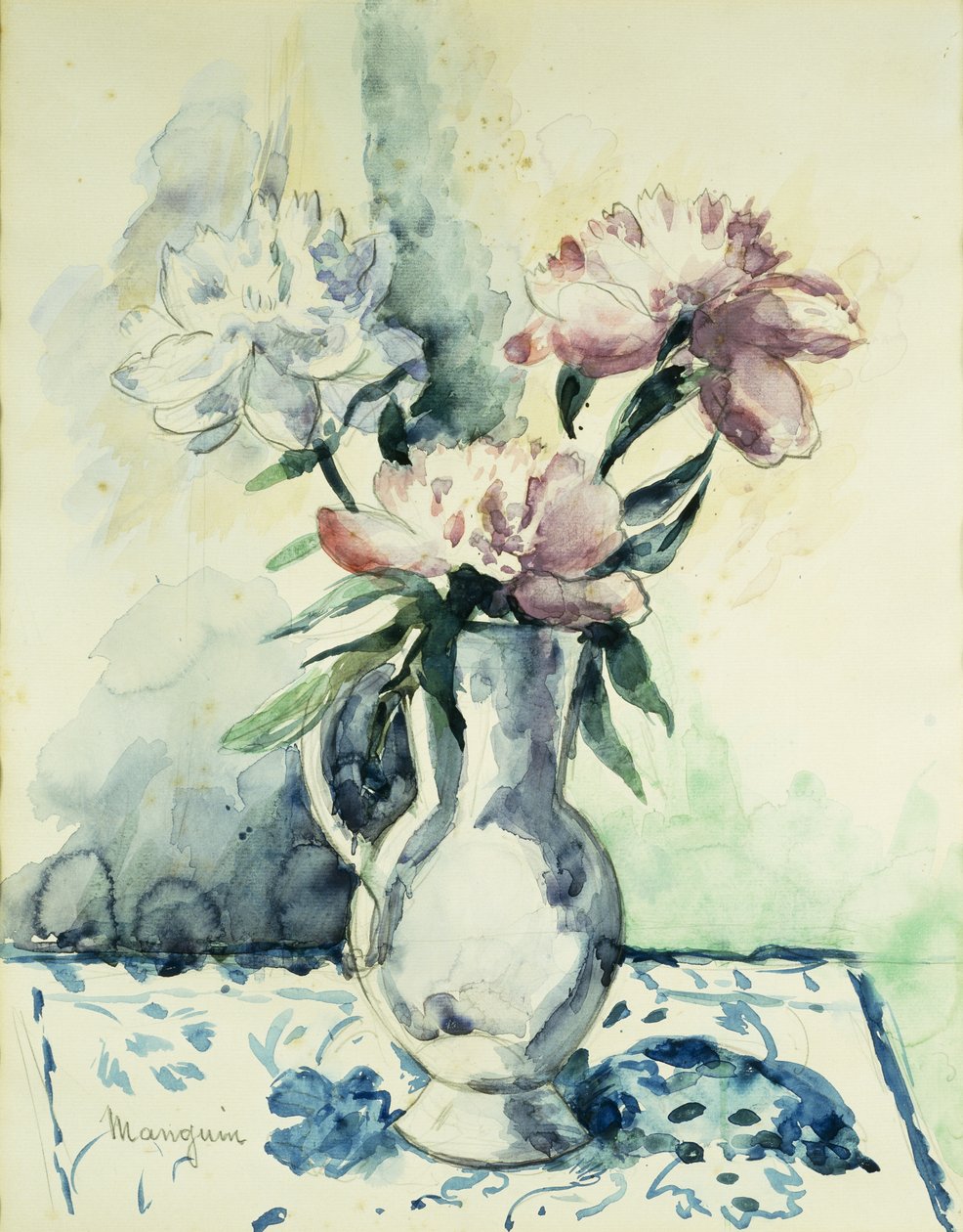 Bouquet de Pivoines - Henri Charles Manguin