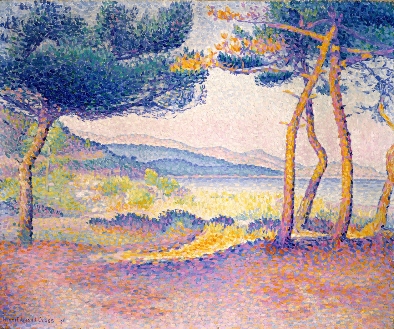 Pins le long du rivage - Henri Edmond Cross