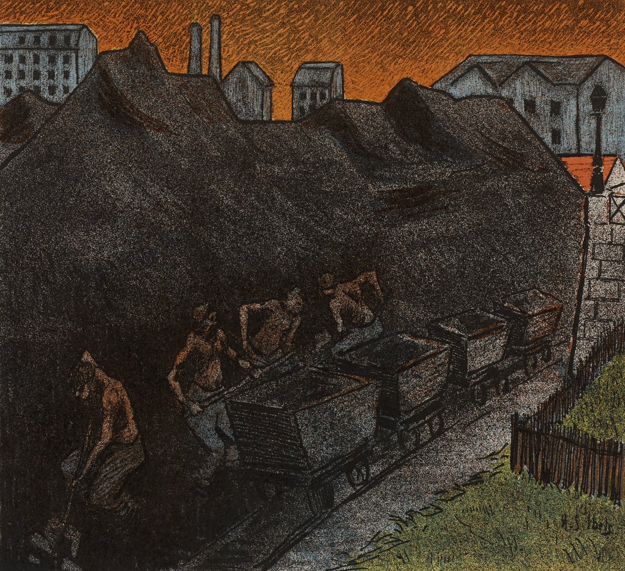 Le Théâtre Libre: Les Tisserands, 1892 - Henri Gabriel Ibels