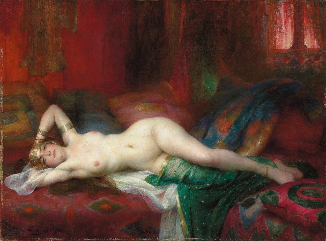 Odalisque - Henri Adrien Tanoux