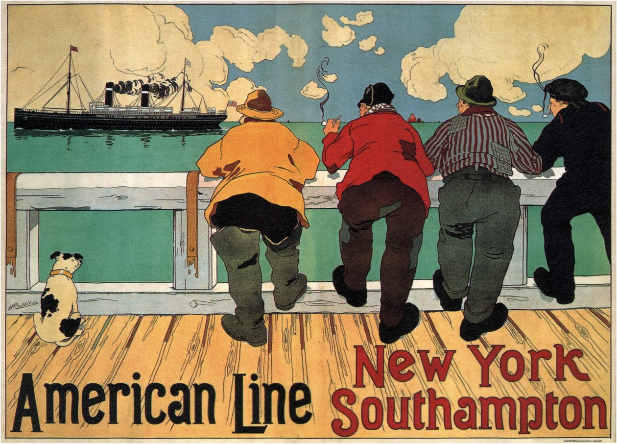Ligne américaine, 1900 - Henri Cassiers