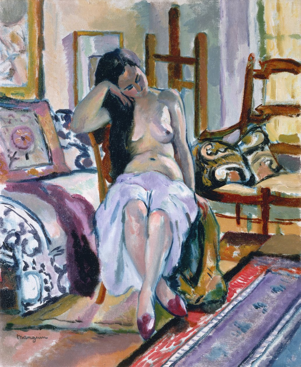 Nu dans un intérieur - Henri Charles Manguin