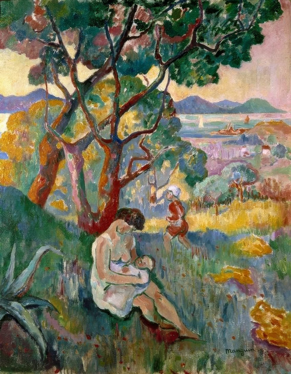 Saint-Tropez, vue de la villa Demière - Henri Charles Manguin