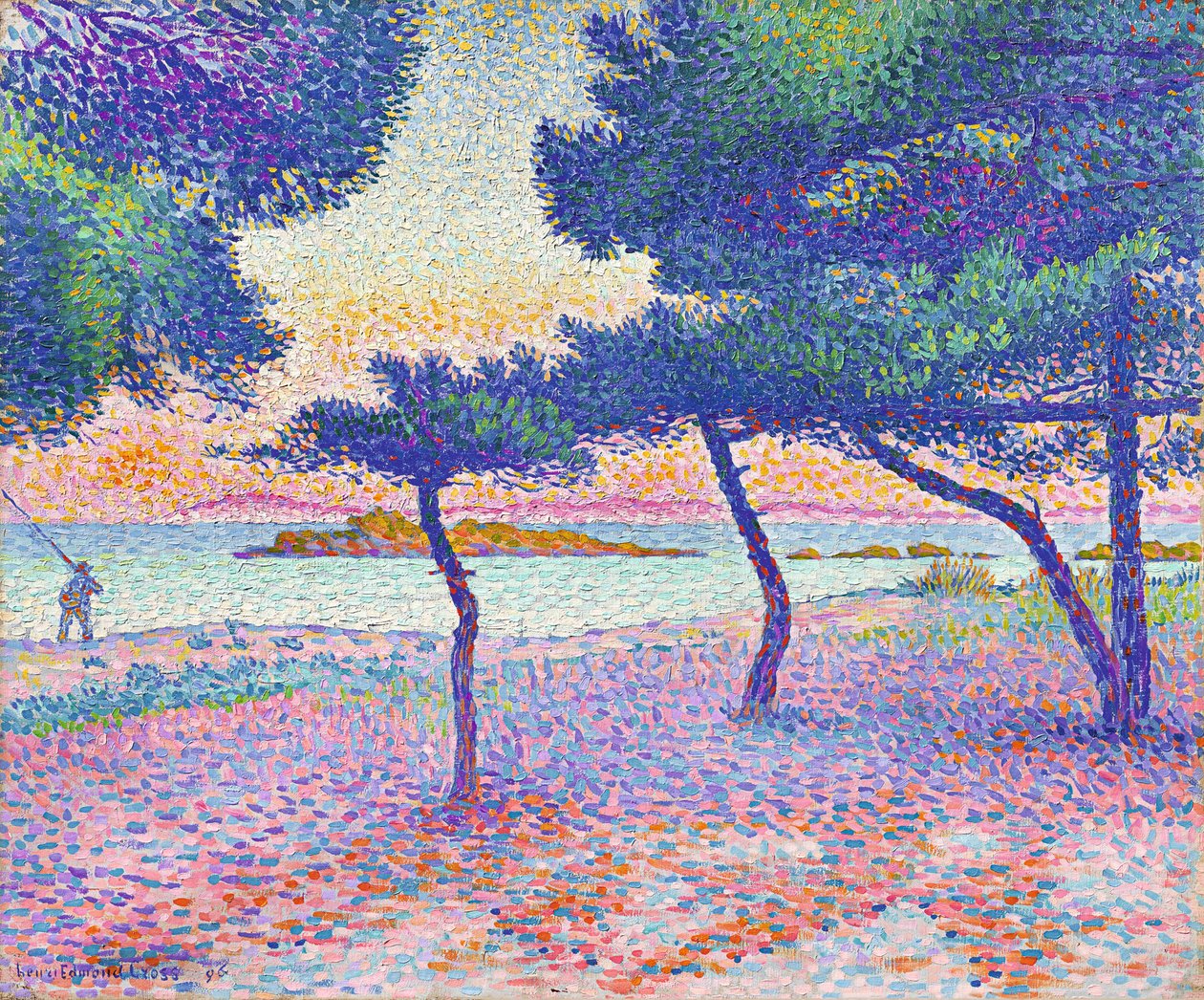 La plage à Saint-Clair, 1896 - Henri Edmond Cross