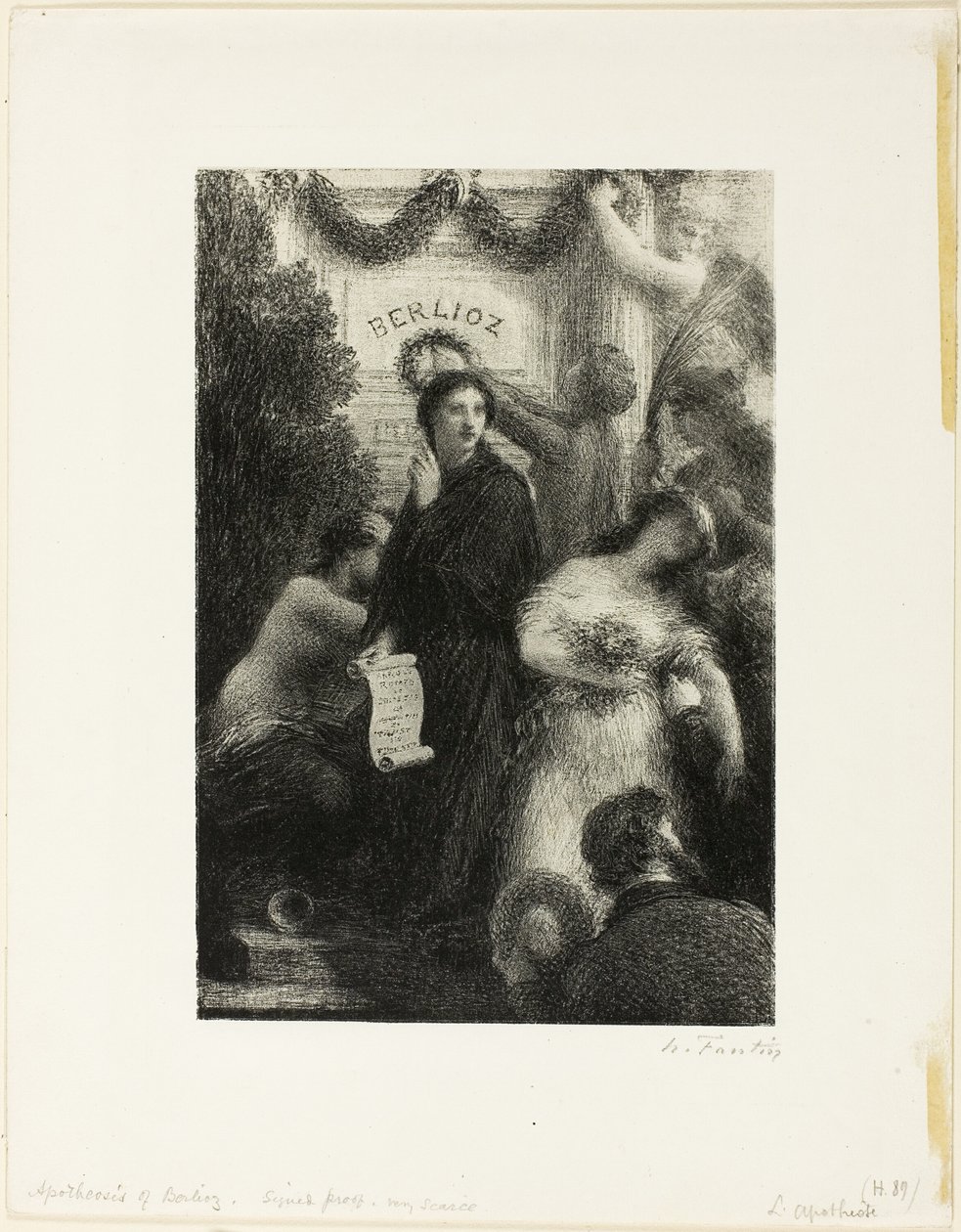 Apothéose - Ignace Henri Jean Fantin Latour