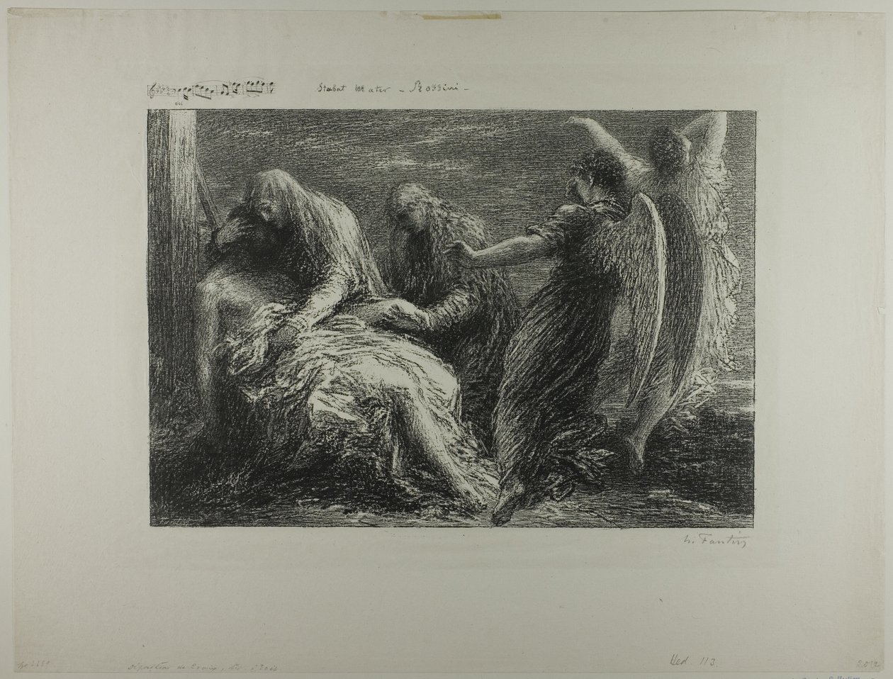 Descente de croix - Ignace Henri Jean Fantin Latour