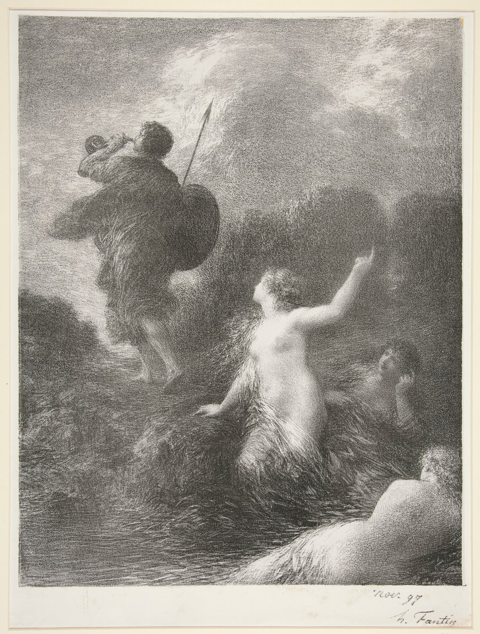 Siegfried et les Filles du Rhin - Ignace Henri Jean Fantin Latour