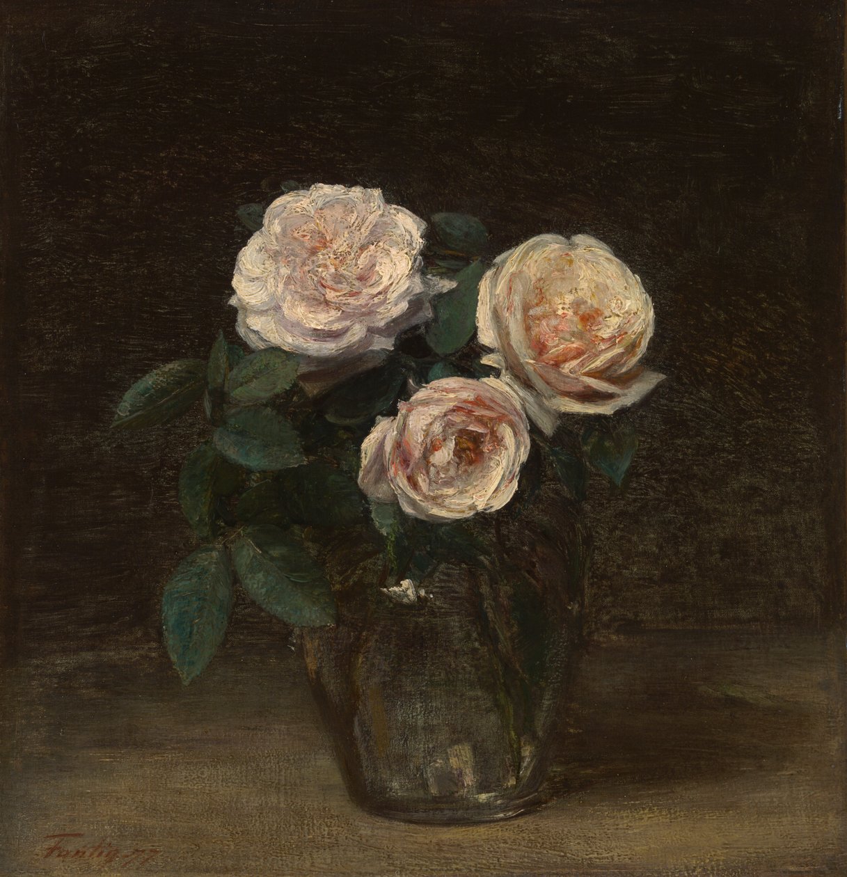 Nature Morte avec Roses - Ignace Henri Jean Fantin Latour