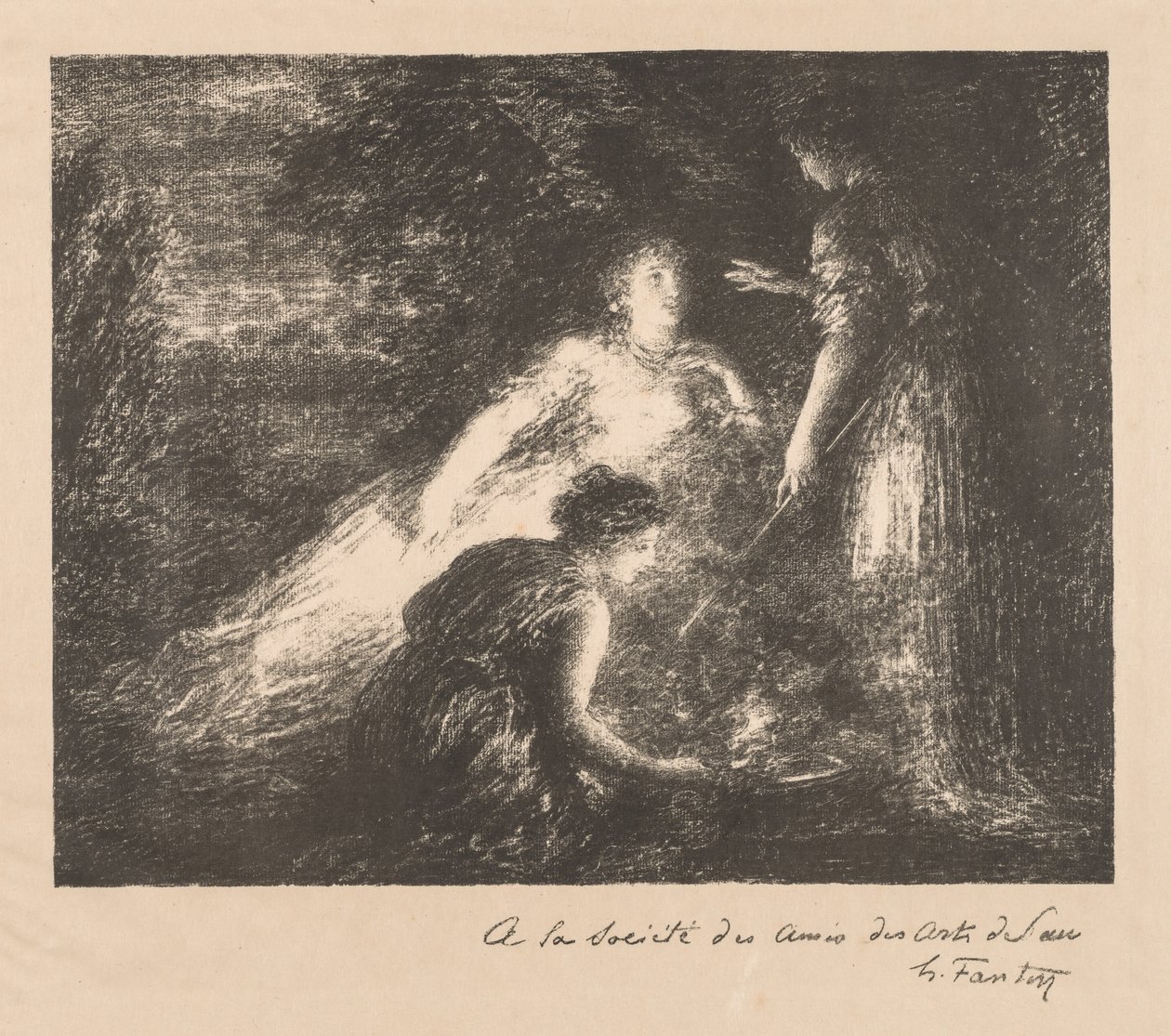 Sorcière - Ignace Henri Jean Fantin Latour