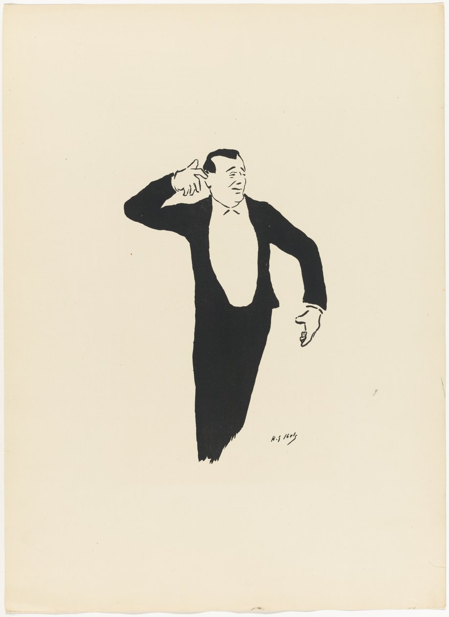 Paulus, extrait de Le Café-Concert - Henri Gabriel Ibels