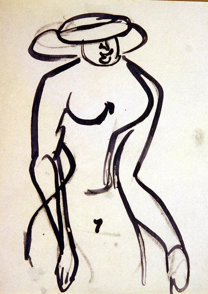 Promeneur à taille de guêpe - Henri Gaudier Brzeska