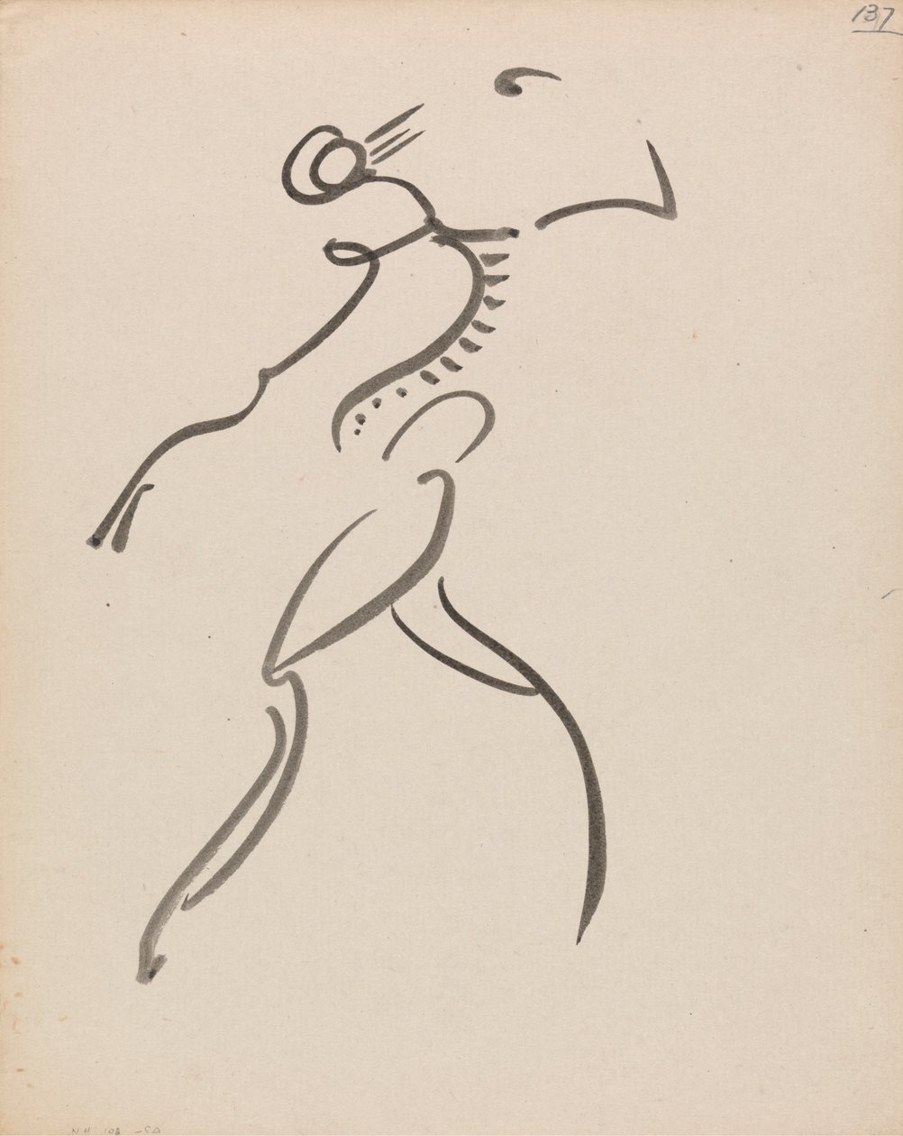 Figure dansante, de profil - Henri Gaudier Brzeska