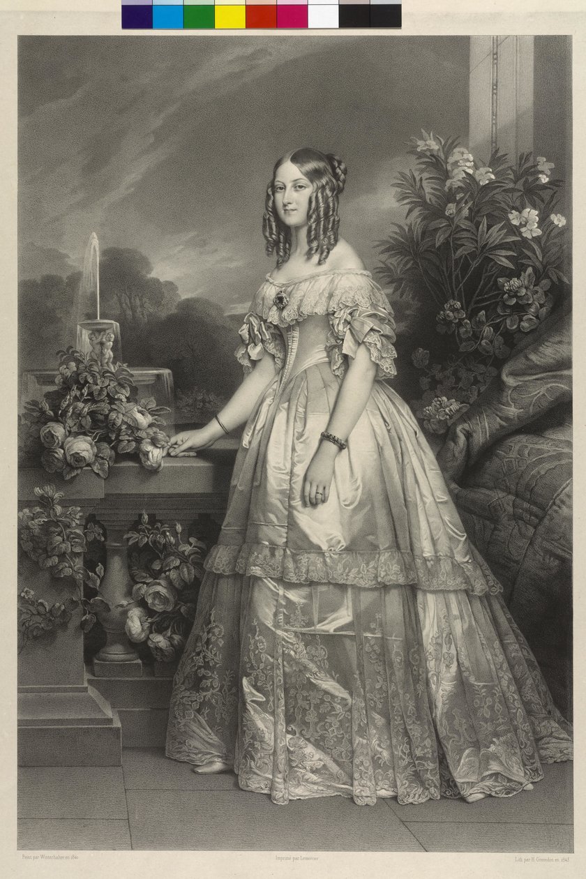 Princesse de Saxe-Cobourg-Gotha Victoria - Henri Grevedon