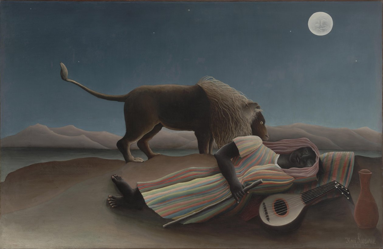 La Bohémienne endormie - Henri J.F. Rousseau