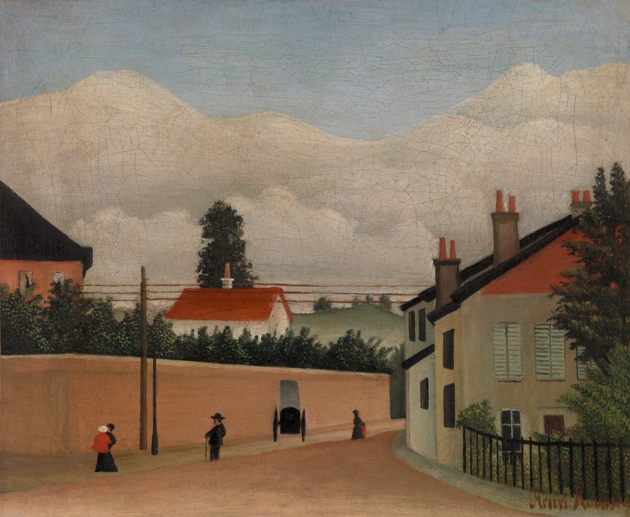 Scène de rue - Henri J.F. 1844 1910 Rousseau