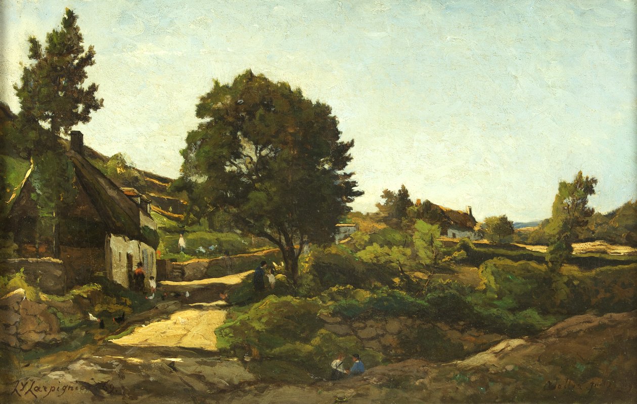 Avallon - Henri Joseph Harpignies