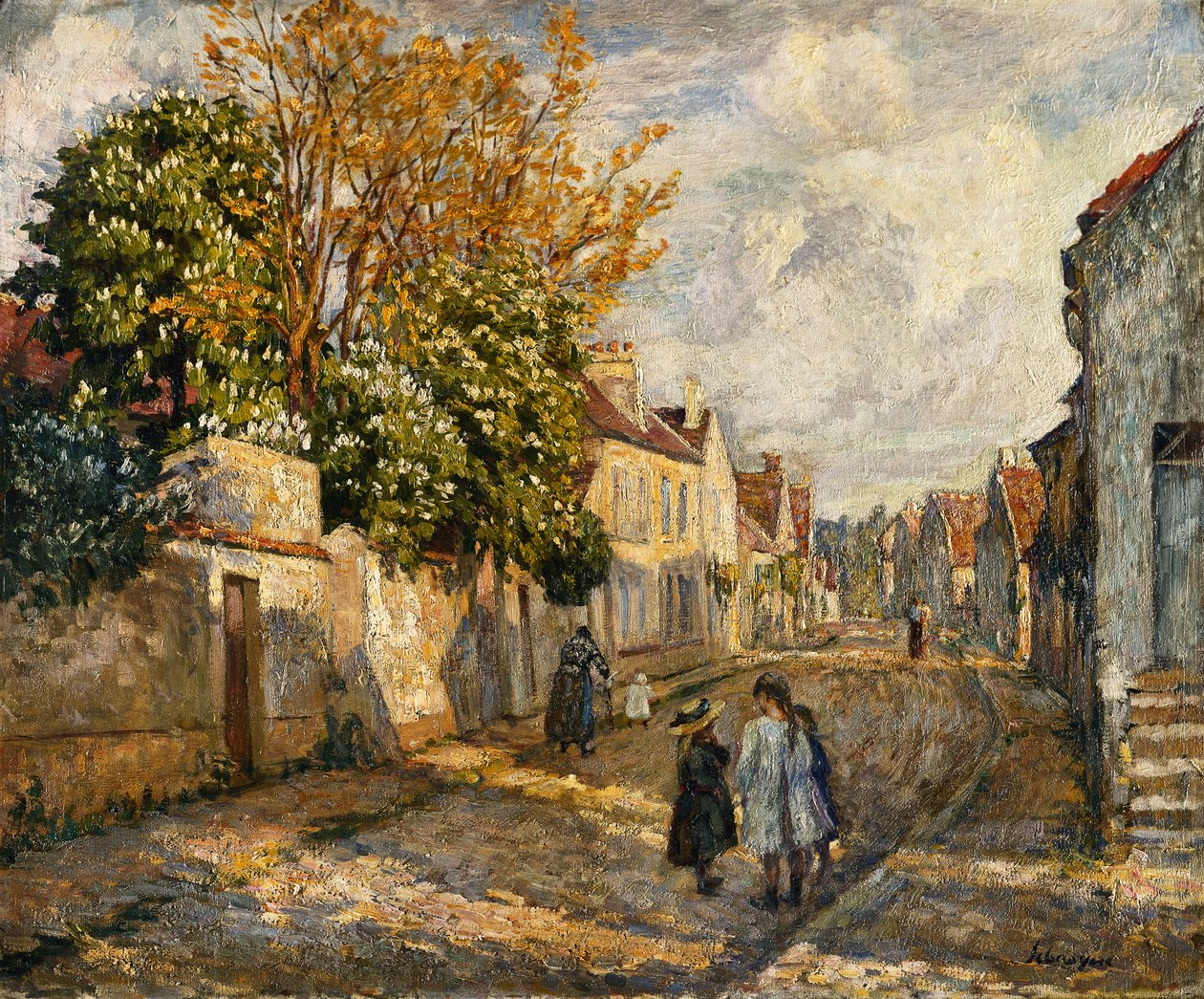 Scène de rue, Lagny - Henri Lebasque