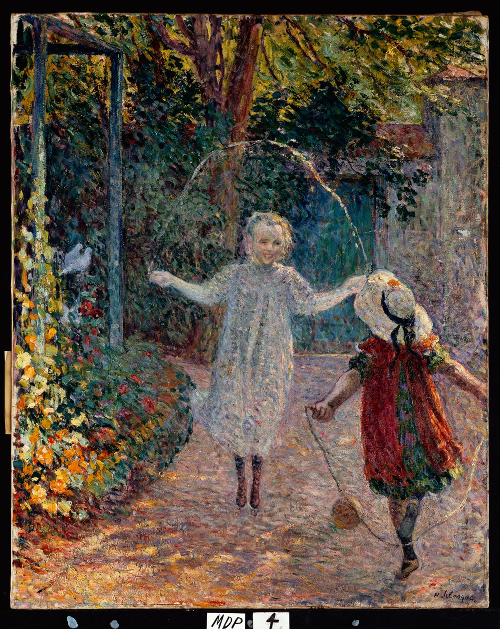 Jeunes filles jouant dans le jardin, 1899 - Henri Lebasque