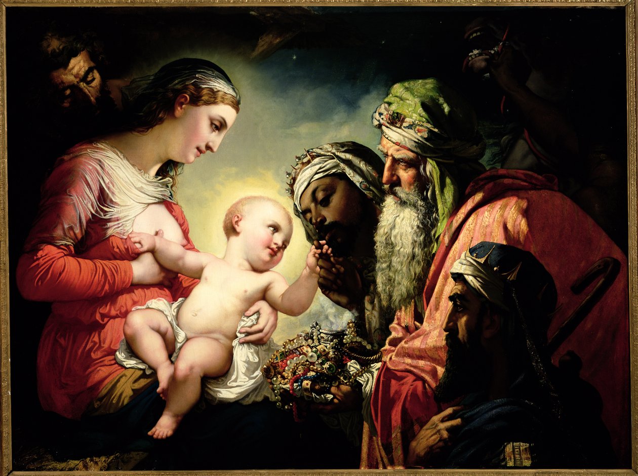Adoration des Mages, 1854 - Henri Lehmann