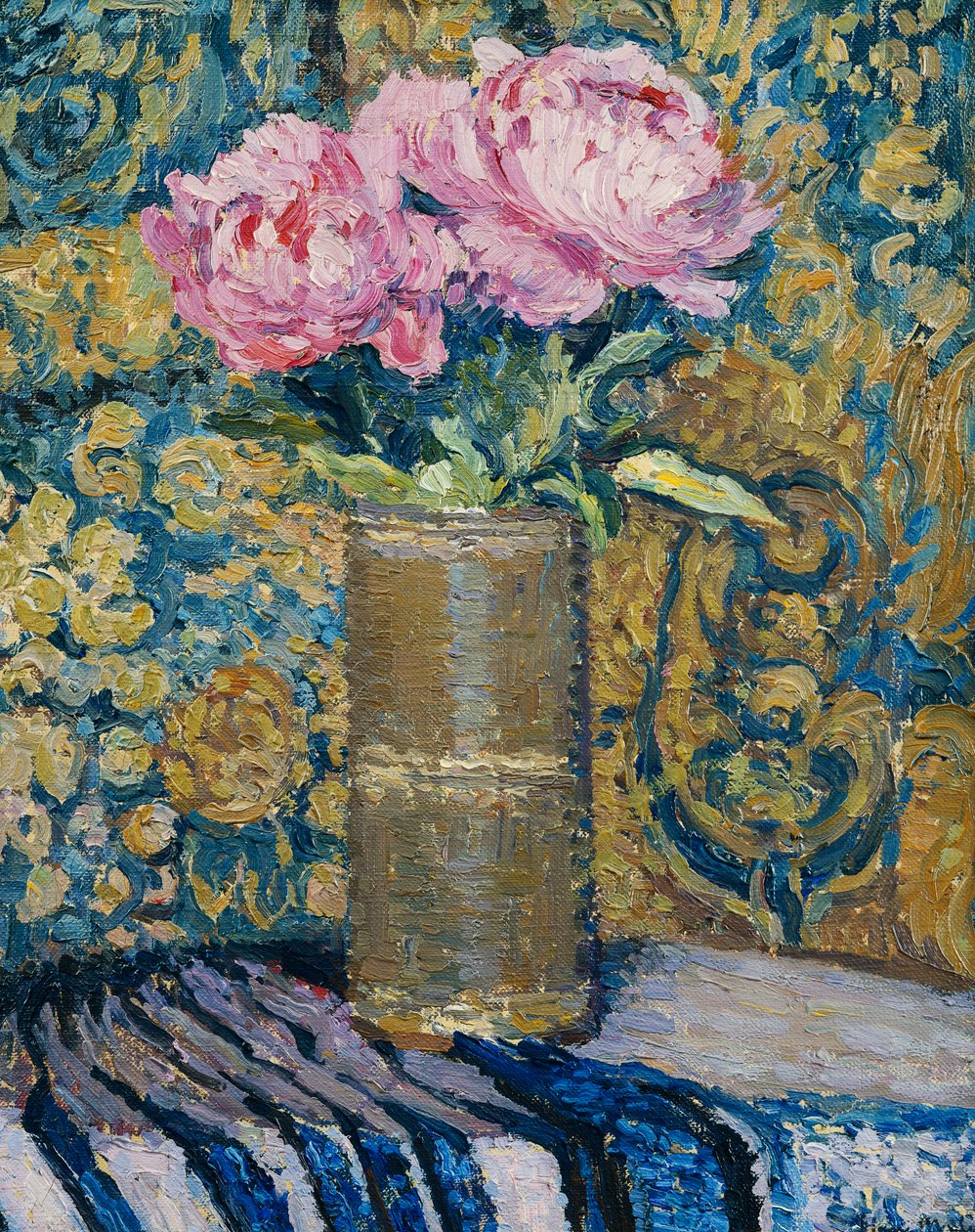 Le Bouquet de pivoines - Henri Martin