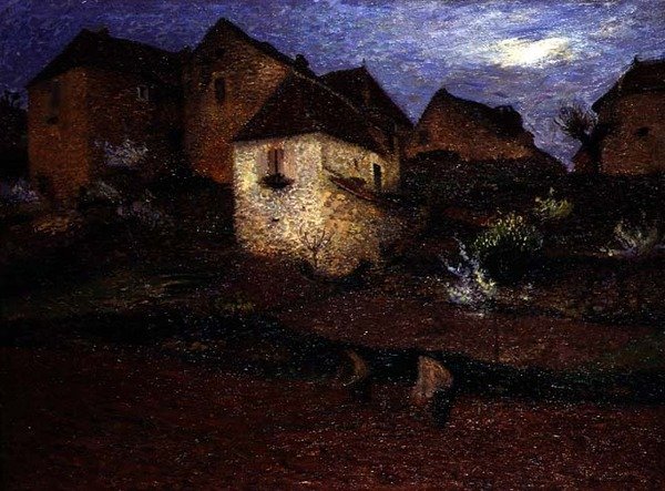 Le village - Henri Martin