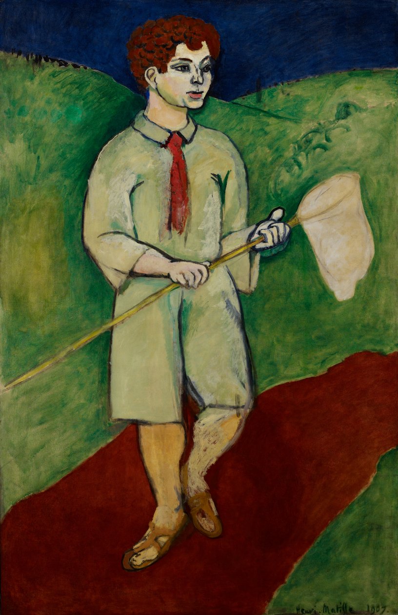 Garçon avec un filet à papillons - Henri Matisse