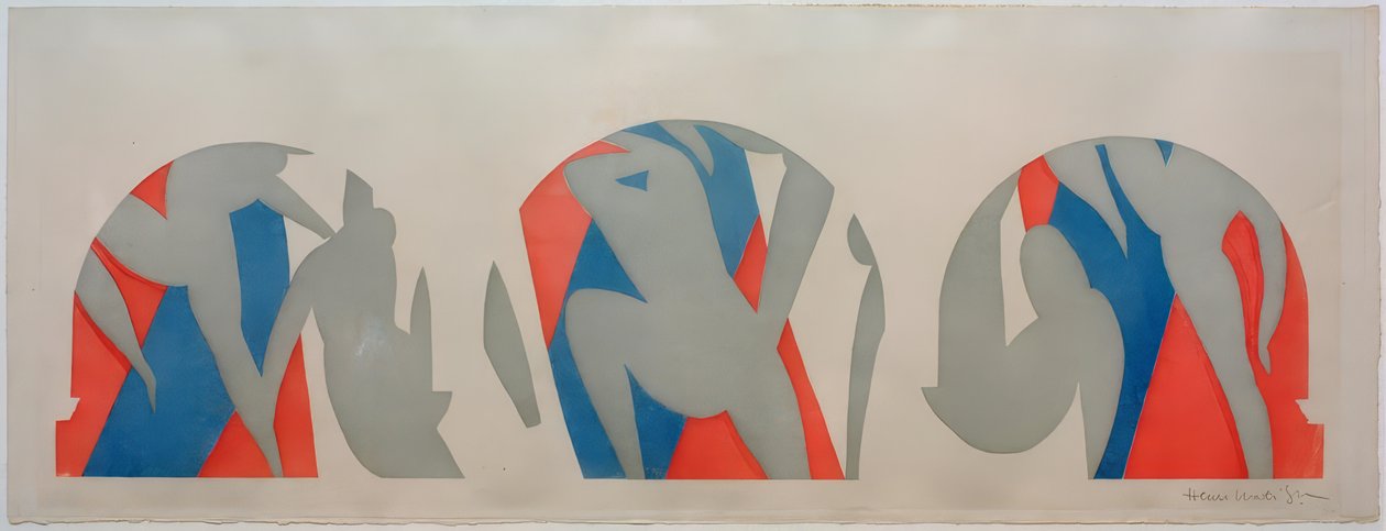 Danse, gris, bleu, rose - Henri Matisse