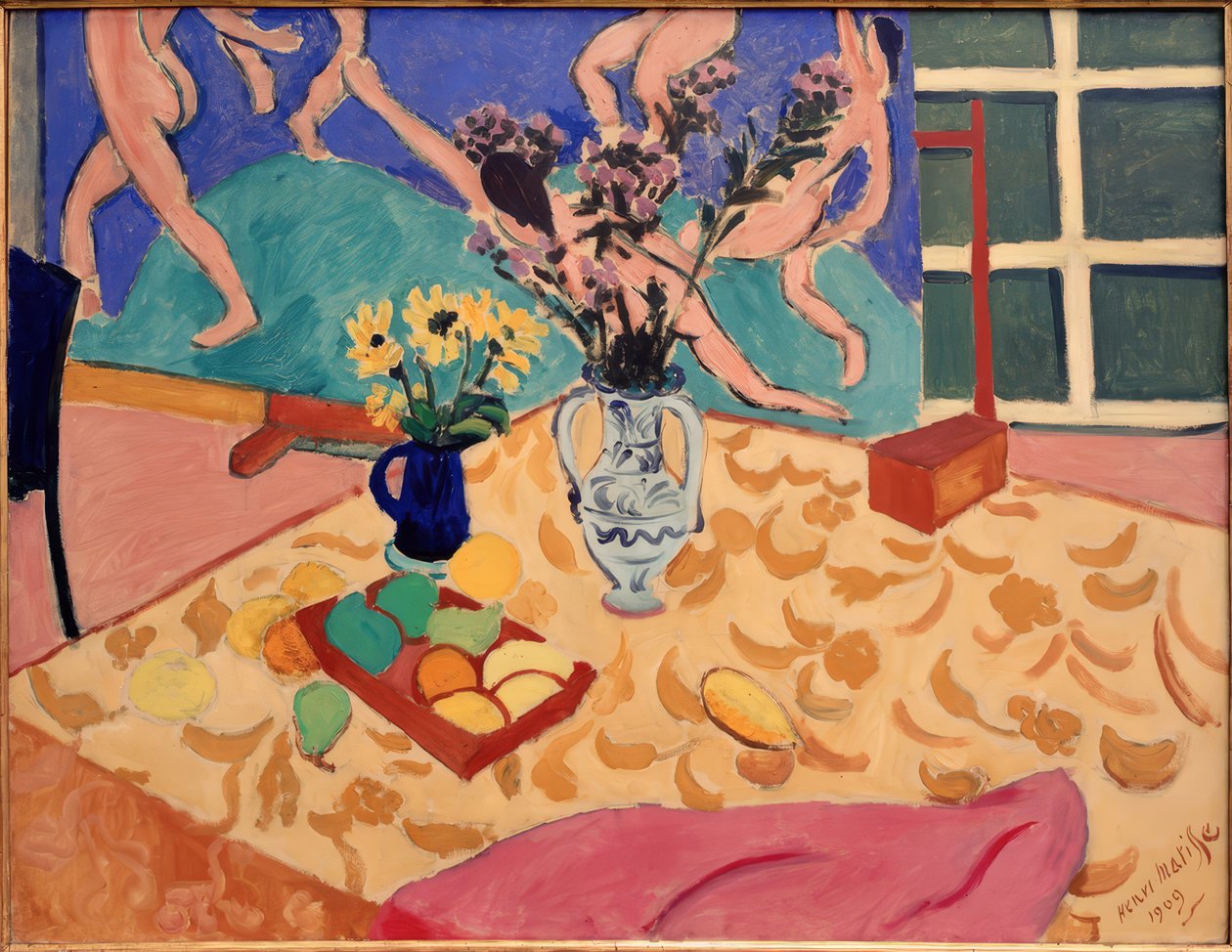 Fruits, fleurs avec l