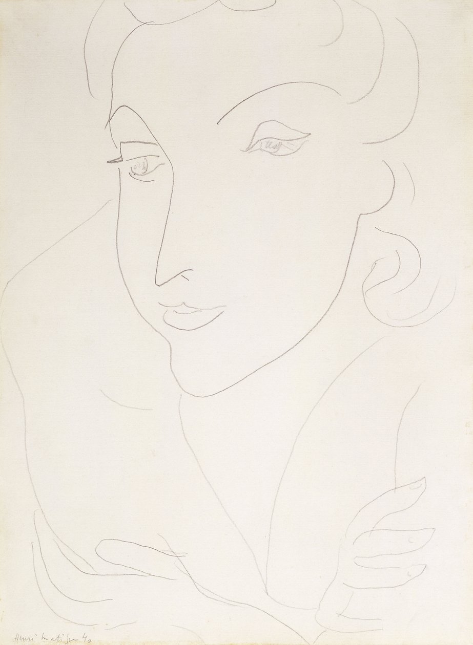 Tête de jeune femme - Henri Matisse