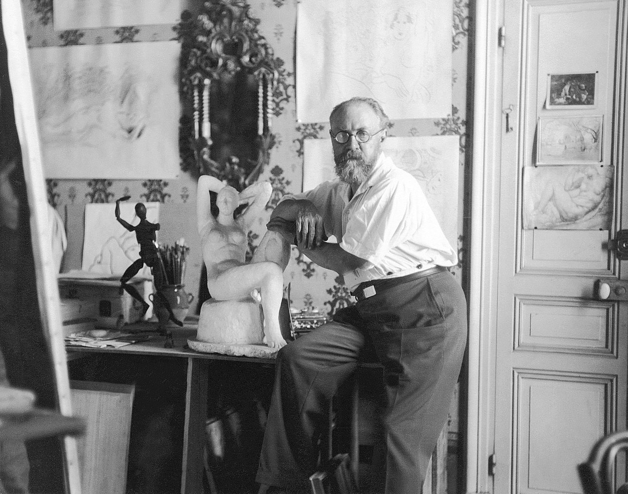 Henri Matisse, le peintre (photo n/b) - Henri Matisse