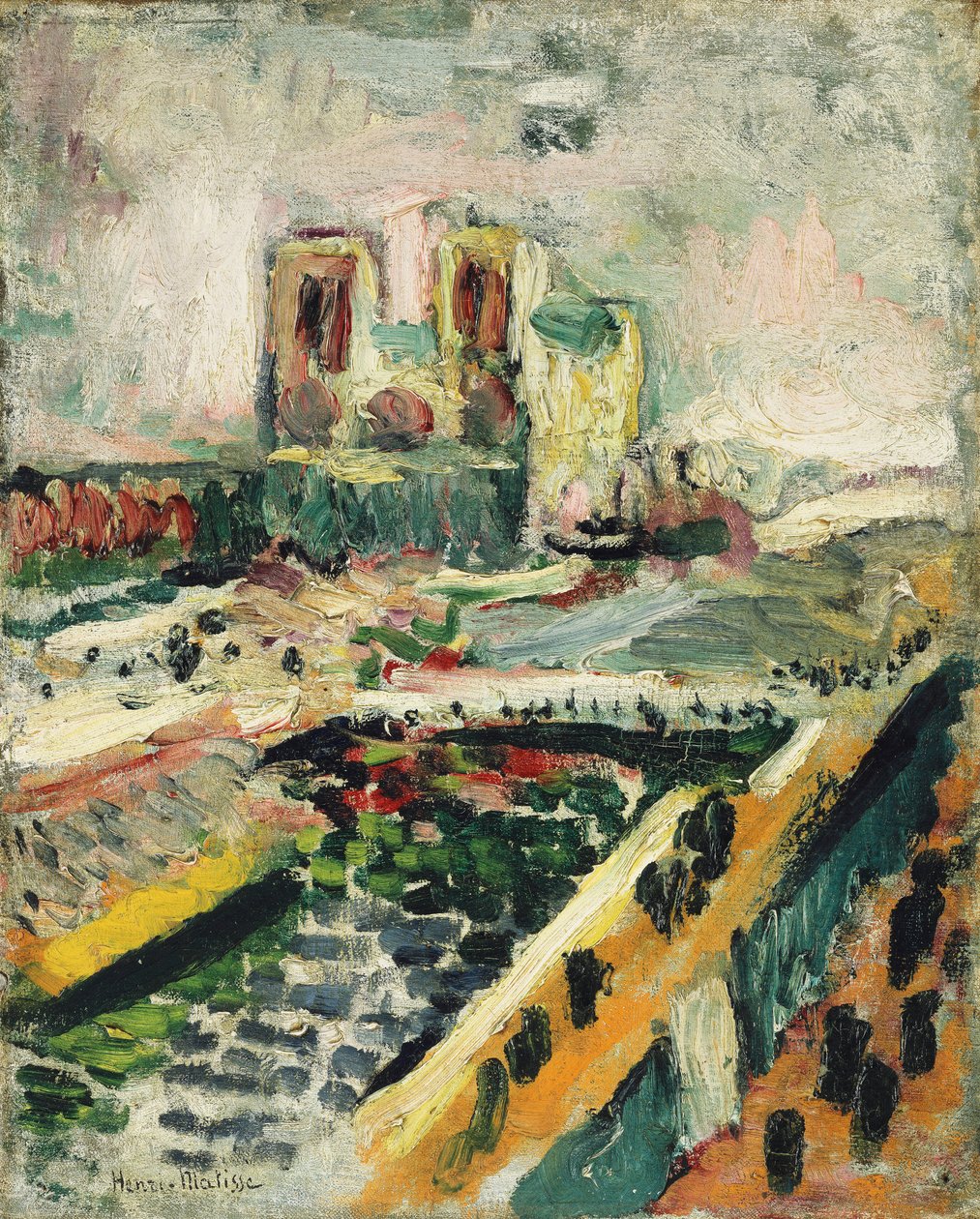 Notre-Dame, c.1900 (oil on canvas) - Henri Matisse