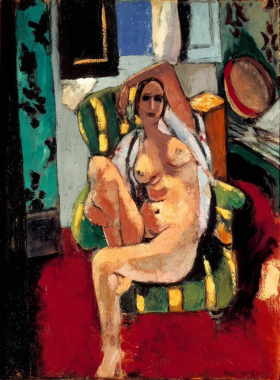 Nu assis au tambourin - Henri Matisse