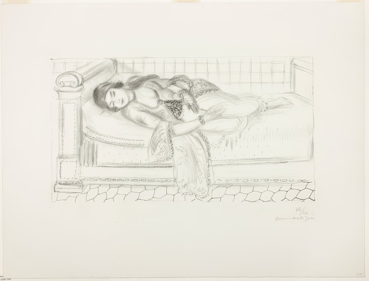 Figure couchée - Henri Matisse