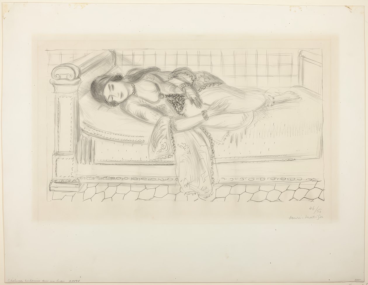 Figure couchée - Henri Matisse