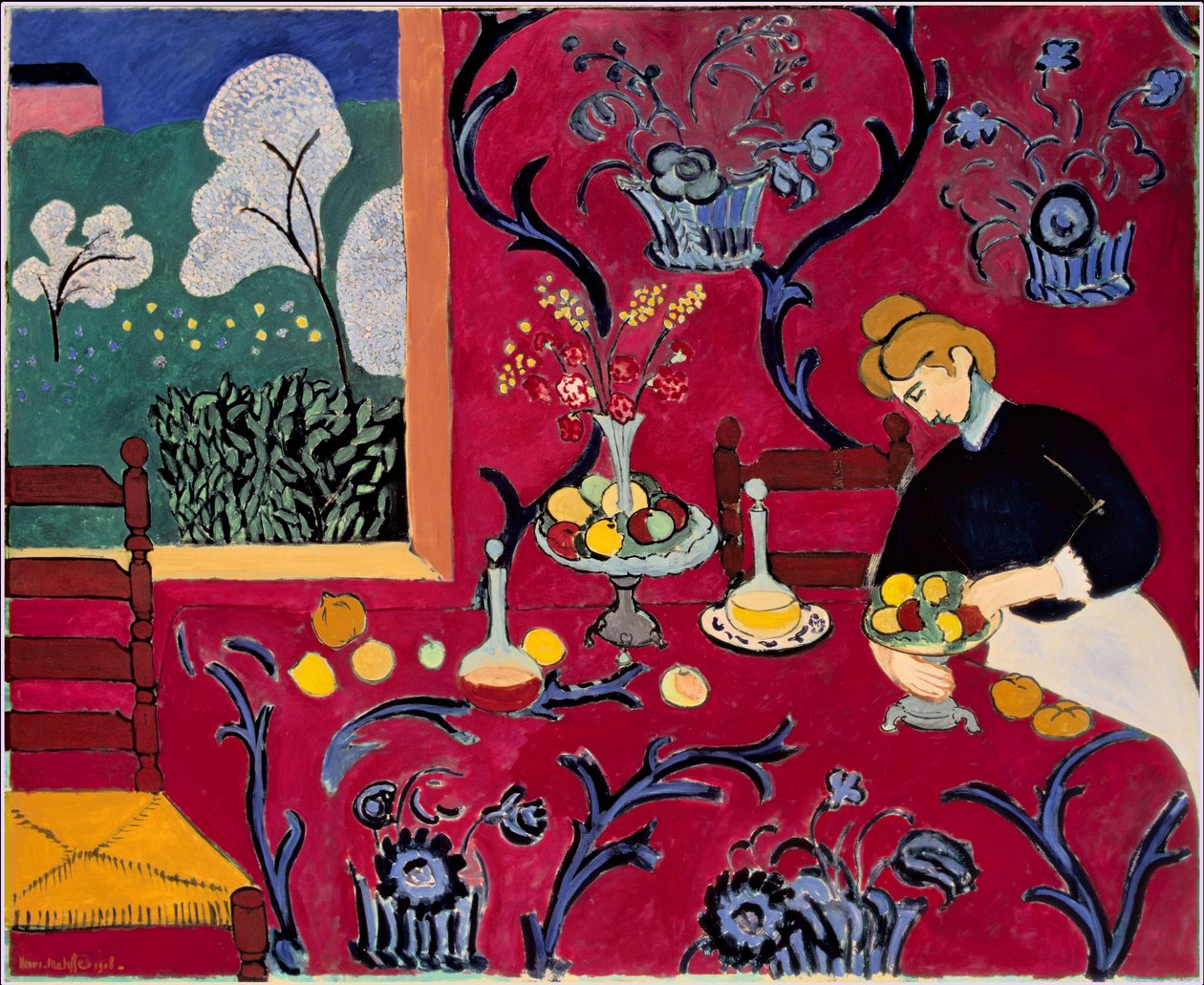 Chambre rouge (Harmonie en rouge) - Henri Matisse