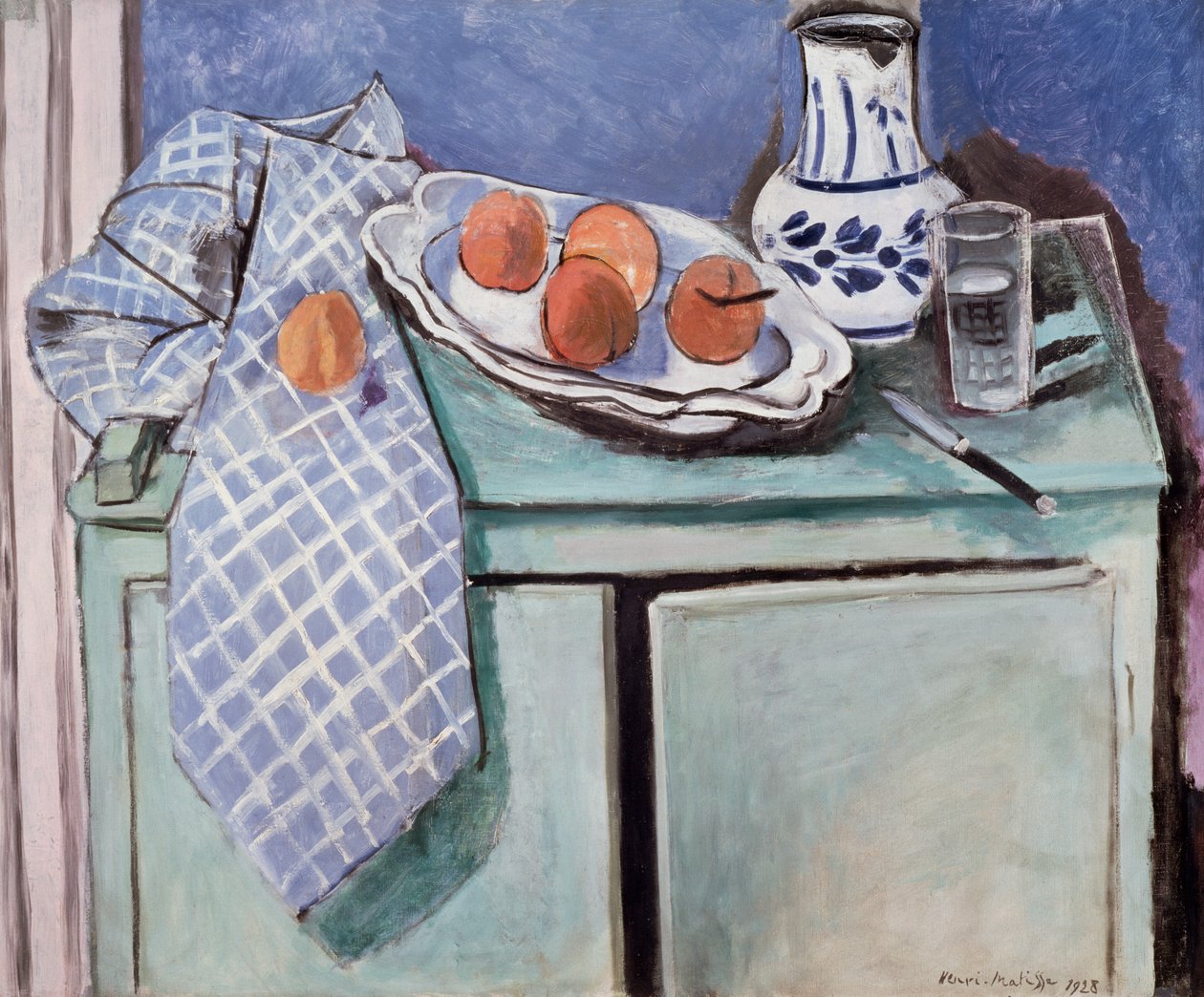 Nature morte sur un buffet vert - Henri Matisse