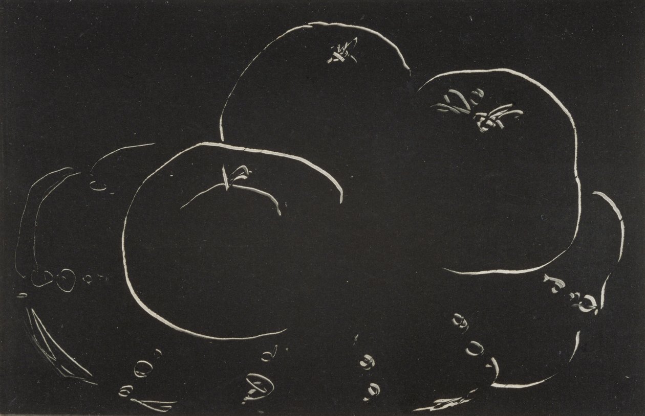 Trois pommes et une assiette - Henri Matisse