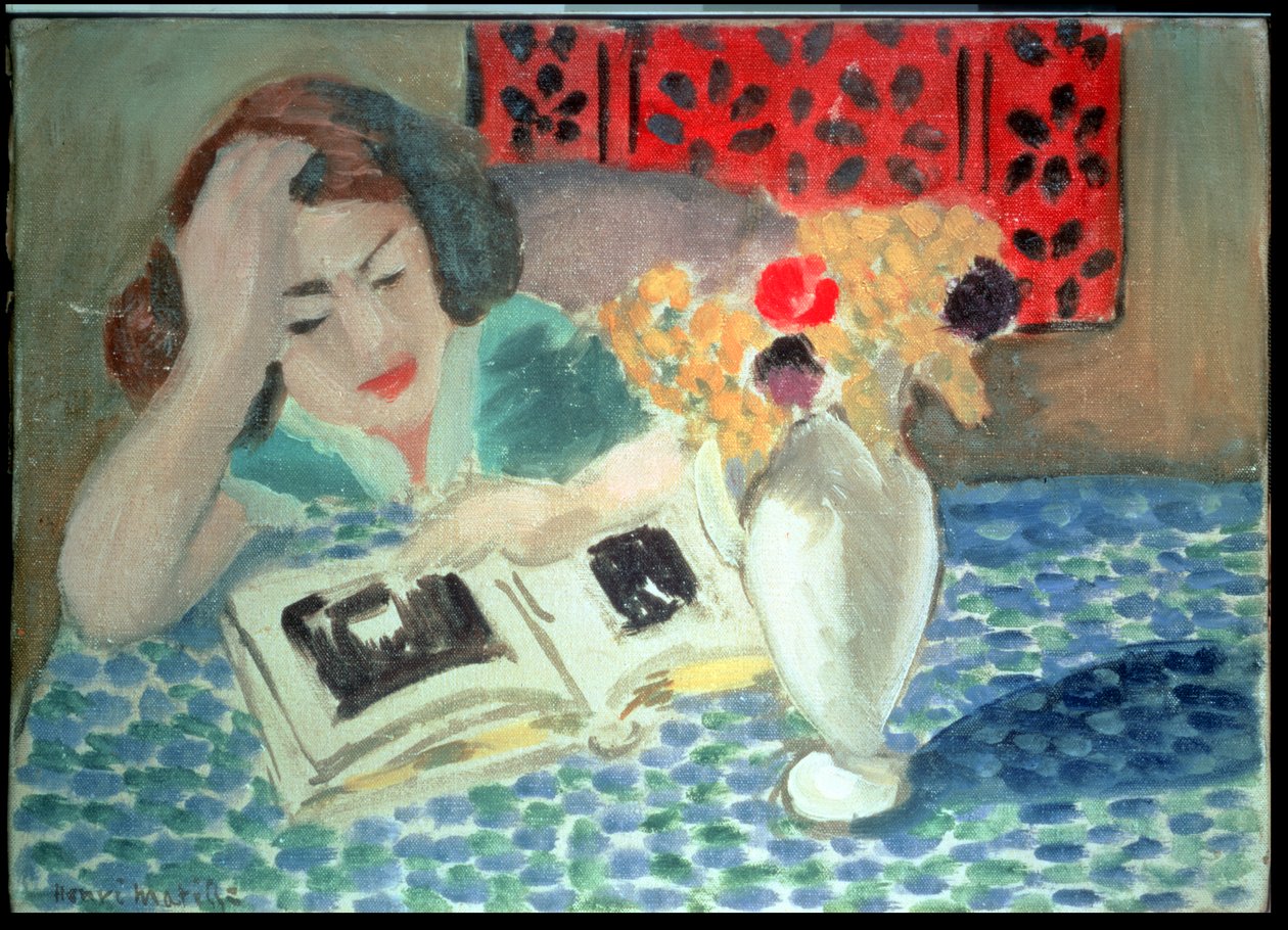 Lecture de la femme (La Lecture) - Henri Matisse