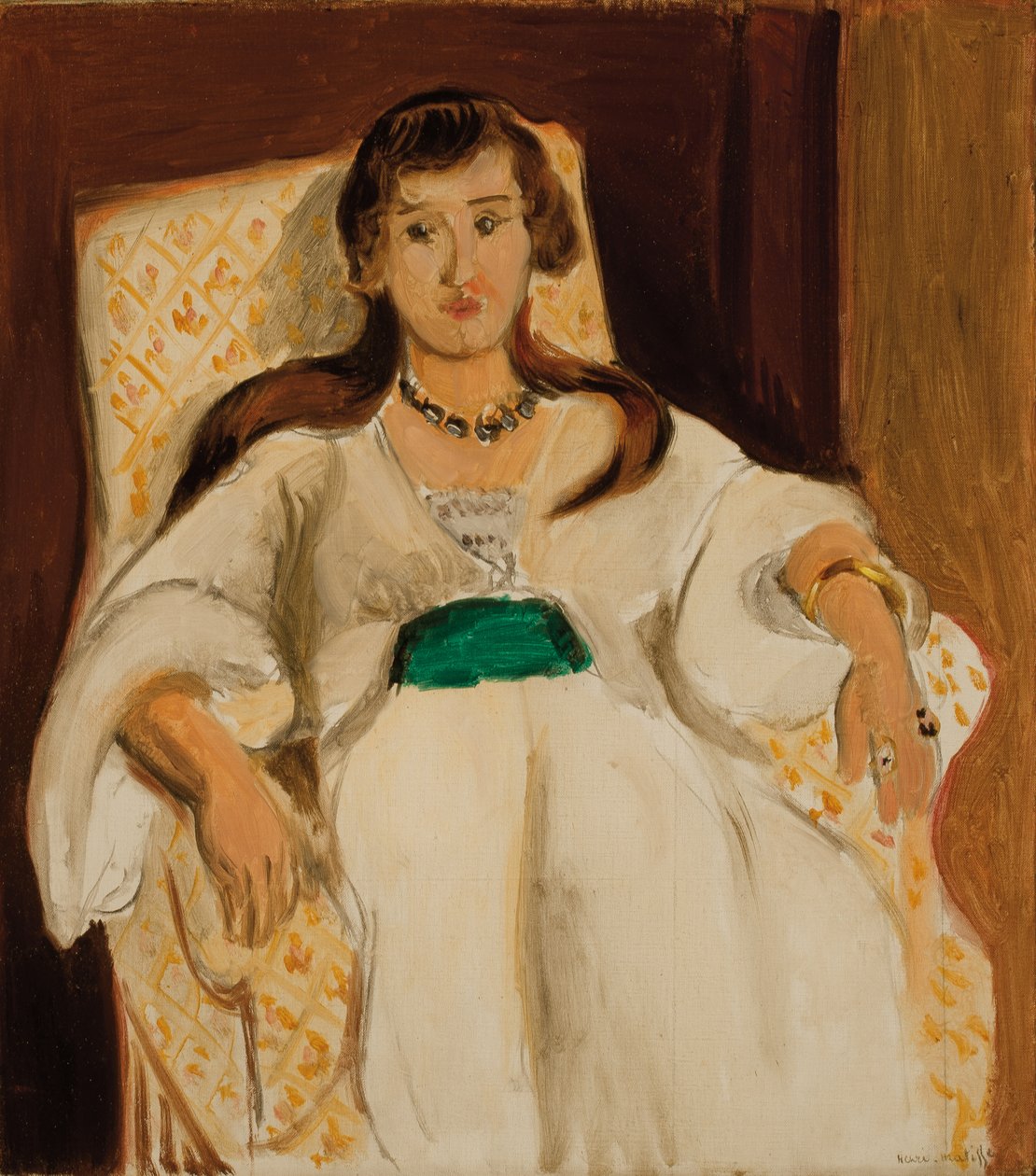 Woman in an Armchair; Femme au fauteuil - Henri Matisse