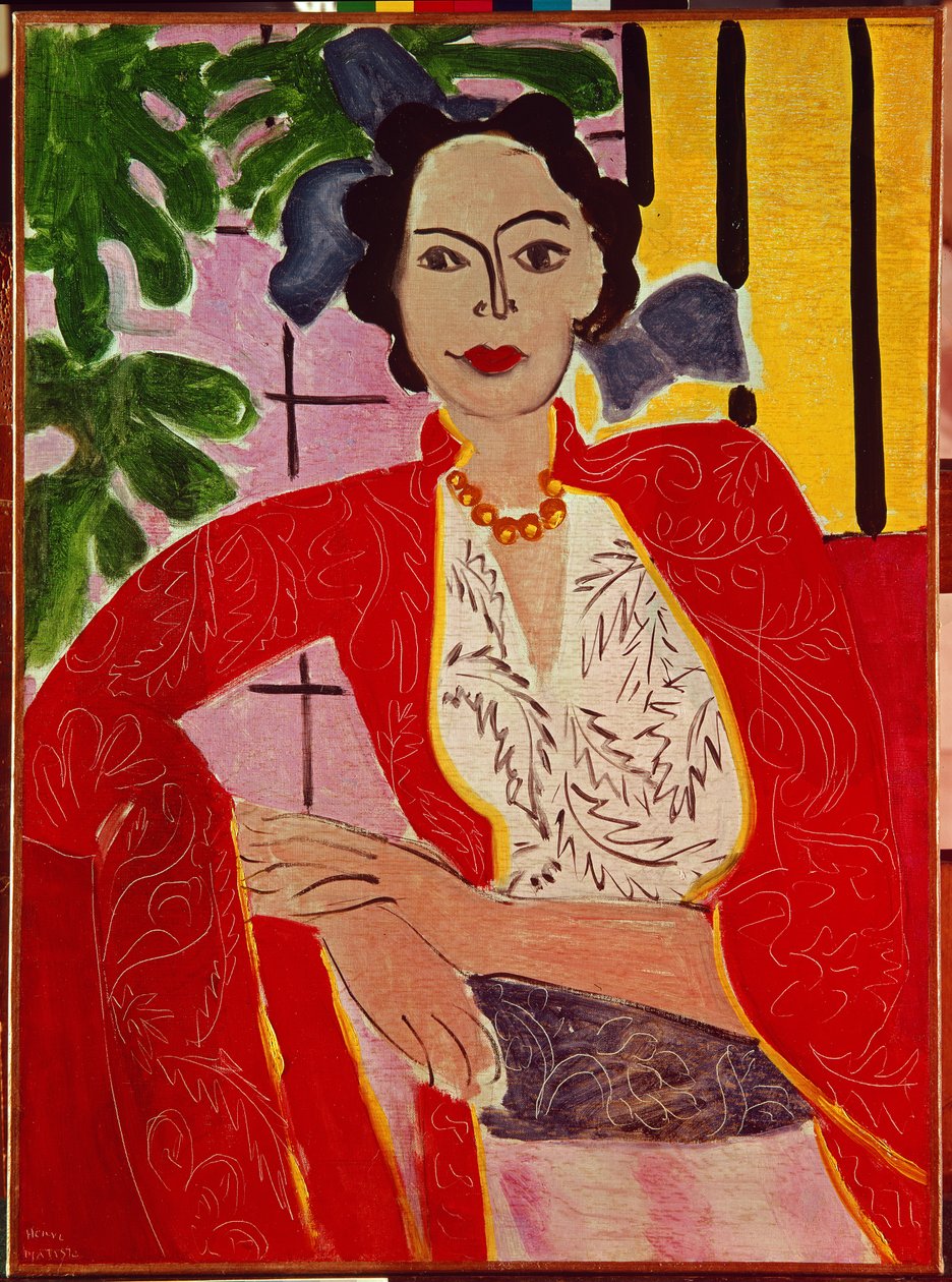 Femme avec un collier de perles - Henri Matisse