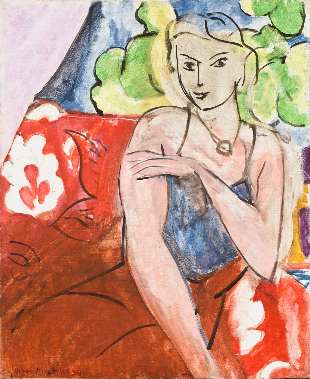 Jeune fille assise (La Biche) - Henri Matisse