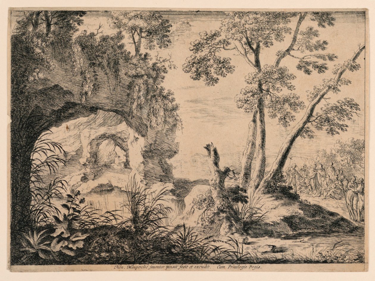 Jean-Baptiste prêchant dans le désert - Henri Mauperche