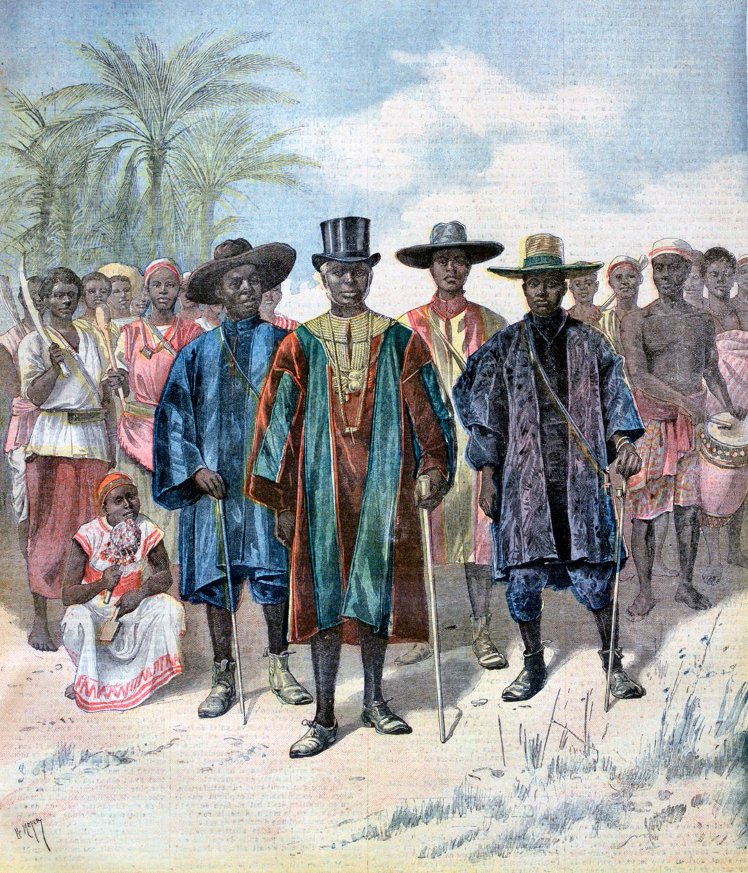 Dahoméens, 1893 - Henri Meyer