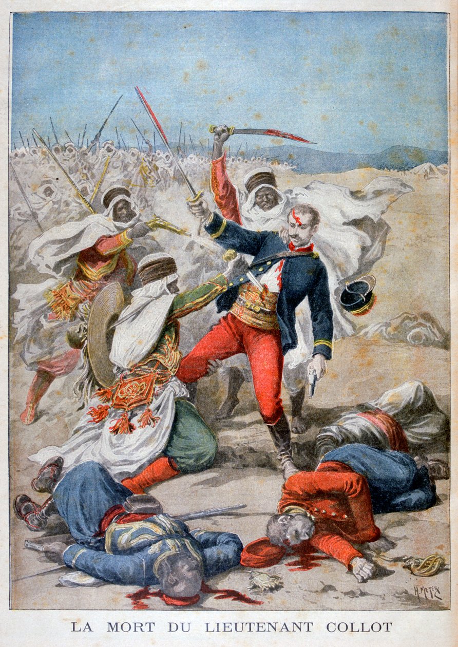 Mort du lieutenant Collet, Algérie, 1896 - Henri Meyer