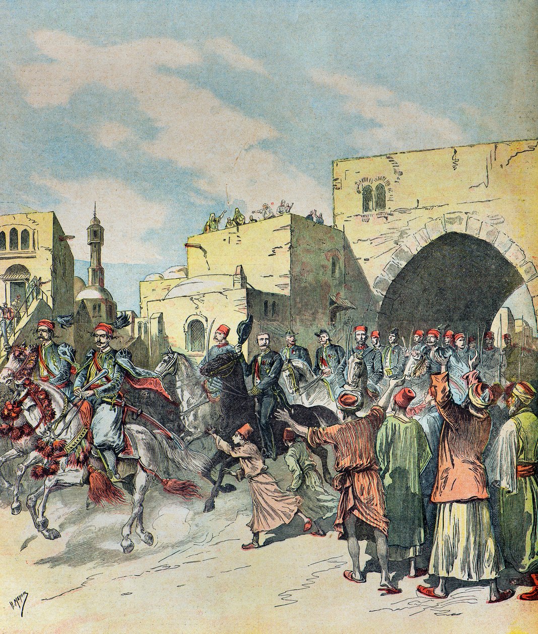 Entrée du consul français Charles Ledoulx - Henri Meyer
