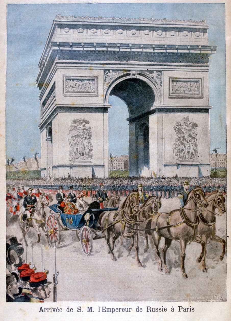 Le tsar Nicolas II arrive à Paris, 1896 - Henri Meyer
