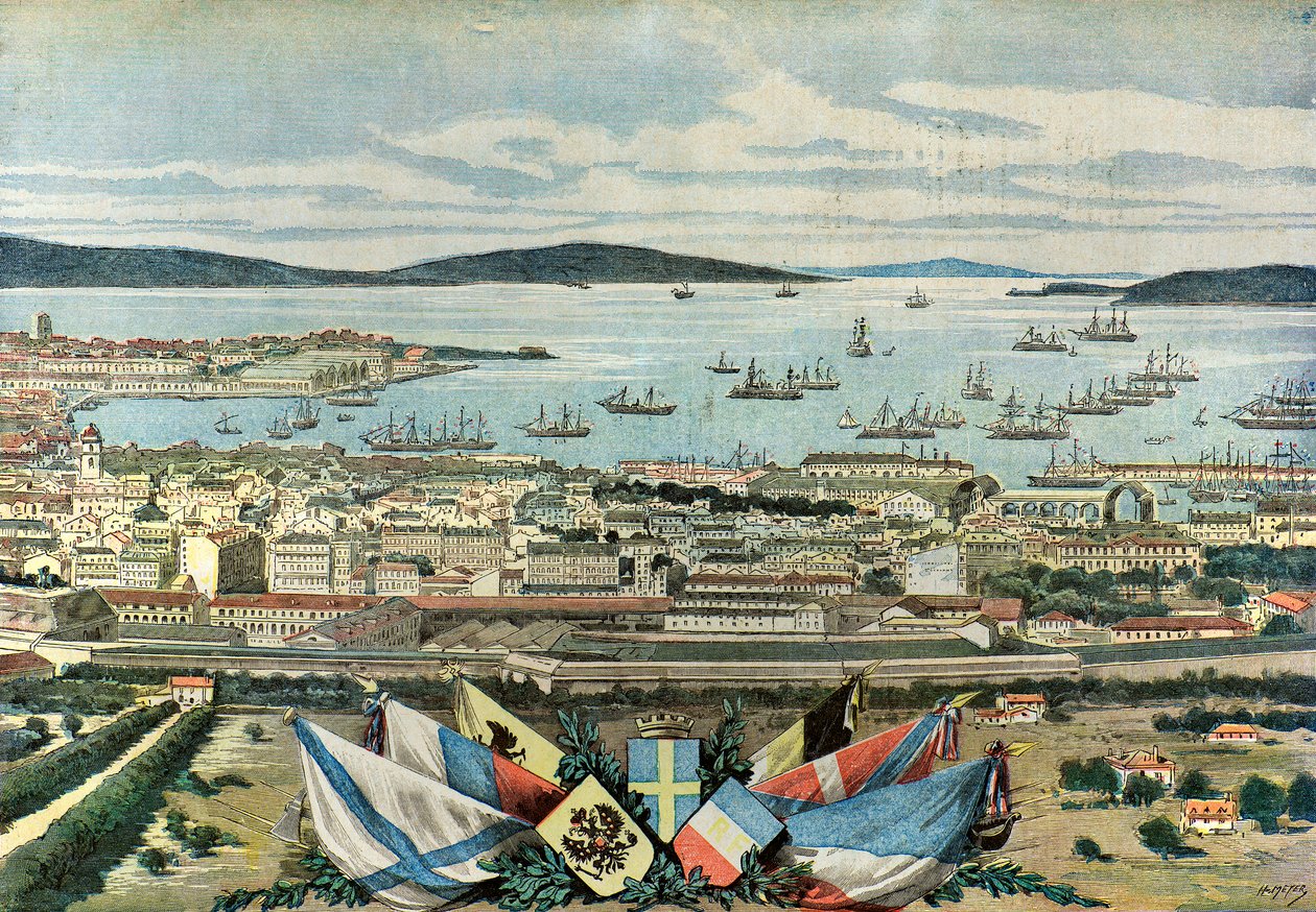 Vue de la rade de Toulon - Henri Meyer
